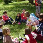 Abbaye-Groupe d'enfants