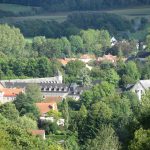 Abbaye Sainte Berthe et le village de Blangy