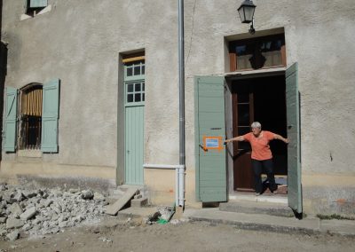 Porte d'entrée du futur musée Père Marie-Eugène