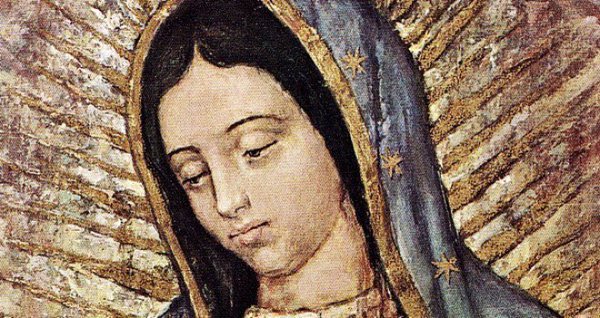 Visage Vierge Guadalupe Mexique
