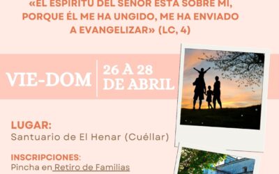 Retiro de familias del 8-10 de marzo